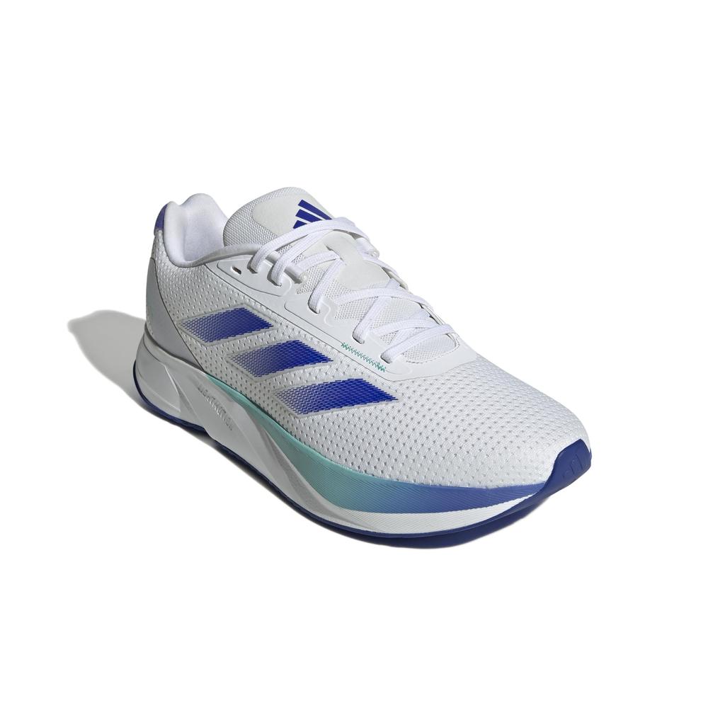 Adidas Duramo SL LZQ32 Running Footwear Aqua Size cm Shoes, White/Lucid Blue/Flash (IF9481), 27.0