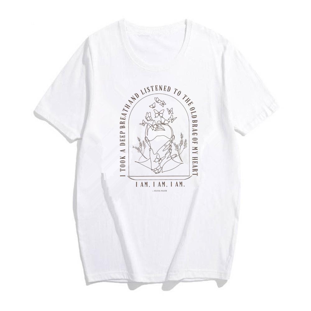 Sylvia Plath Shirt Poet Literature Shirt Sylvia Plath Quote Literature Shirt Bookish Shirt Literary Shirt Dark Academia Clothing