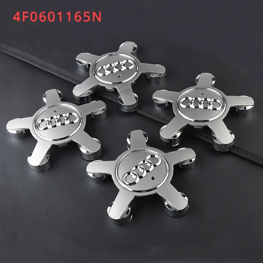 4 Stück 135mm Auto Fünf-Speichen Felgenmitte Nabendeckel 4F0601165N Zubehör für AUDI A4 B8 B6 B9 B7 A3 8P 8V 8L A6 C7 C6