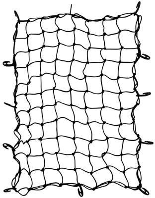 Aquamie Stretchable Cargo Net for Light Elastic Material with Prevents Cargo from Secures Ideal for Leisure and 90 X 120 Cm Trucks, Hooks, Slumping,
