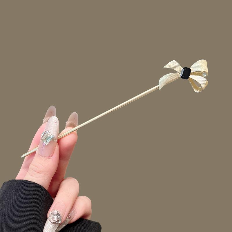 New Chinese Style Hairpin National Trend High-End Sensation Hair Accessories Cold Ancient Style Alloy Butterfly Knot Hairpin