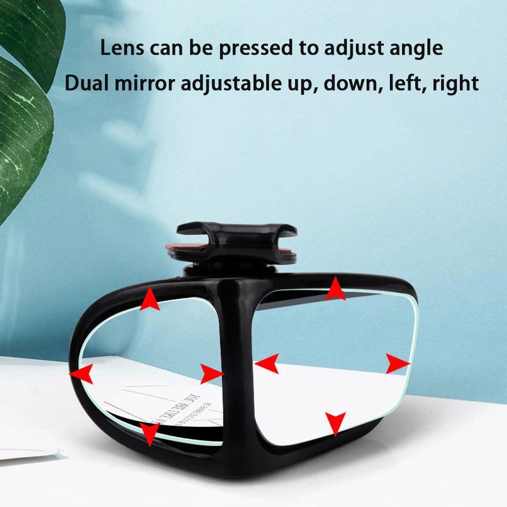 Car rearview mirror auxiliary small mirror for large blind spot reversing mirror 360 degree wide-angle mirror