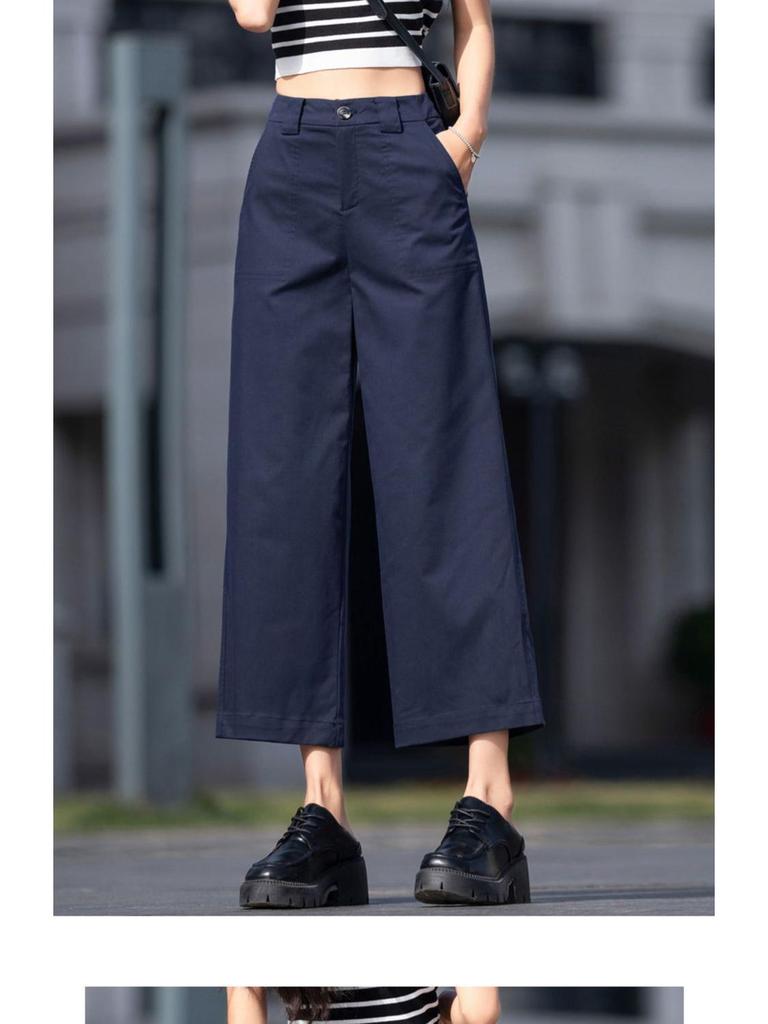 Damen Baumwolle Weitbein Neun-Punkt Hose - Frühling/Sommer Freizeitmode Hose