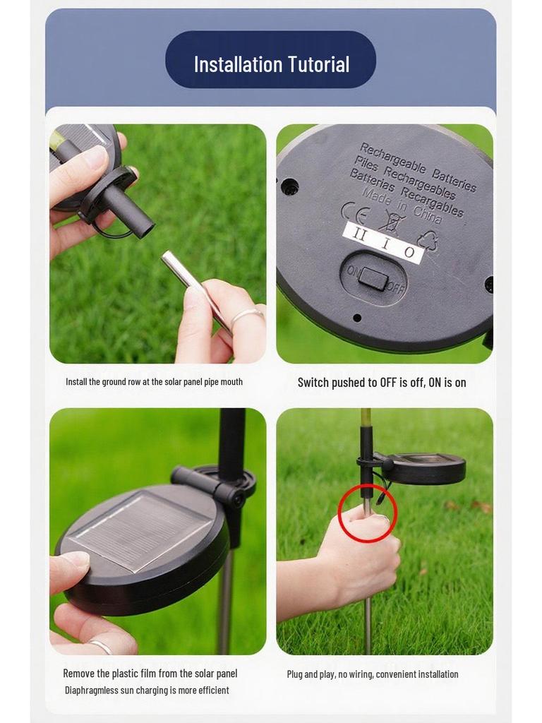 Solarquallen-Landschaftsleuchten: Dekorationen für Außenhof & Rasen, Atmosphäre & Pilzbeleuchtung
