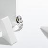 Ring Niche Design Sunflower Retro American Minimalist Style Hip-Hop Personality High-End Men's Trendy Open Index Finger Ring