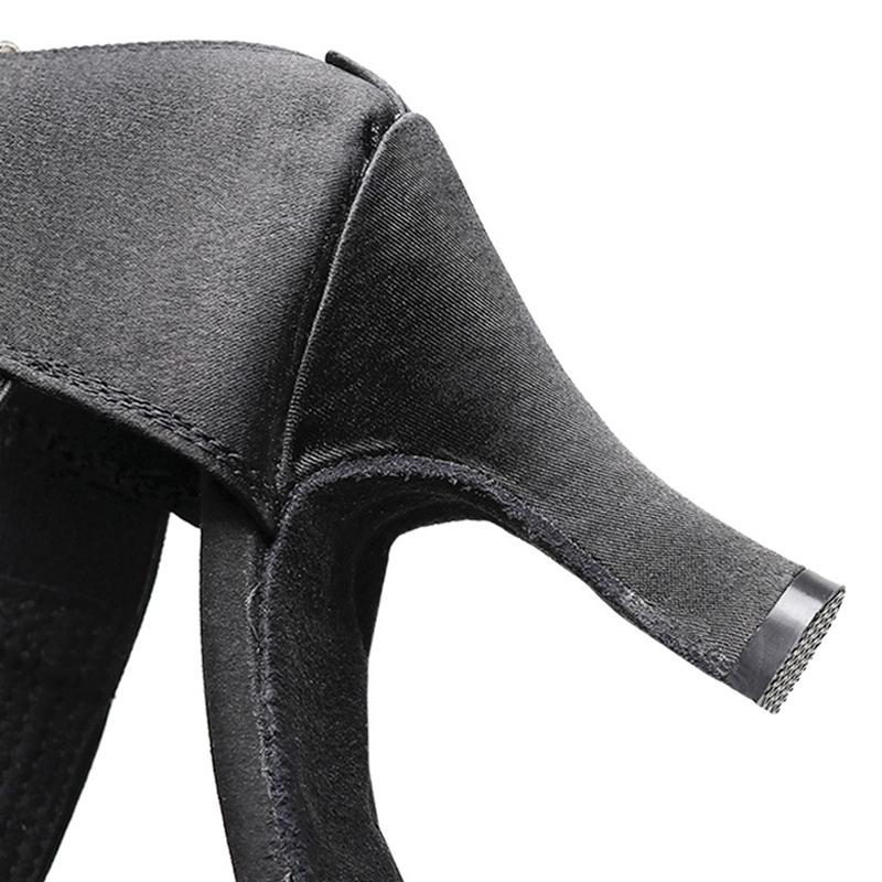 Chaussures de danse latine pour femmes, sandales de salle de bal pour filles, chaussures de danse de fête, talon haut 8 cm