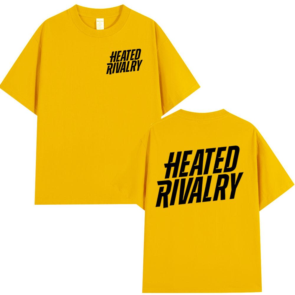TV Series Heated Rivalry Logo Print T-shirts Women Fashion Vintage T Shirt Cotton Casual Short Sleeves T-shirt Streetwear