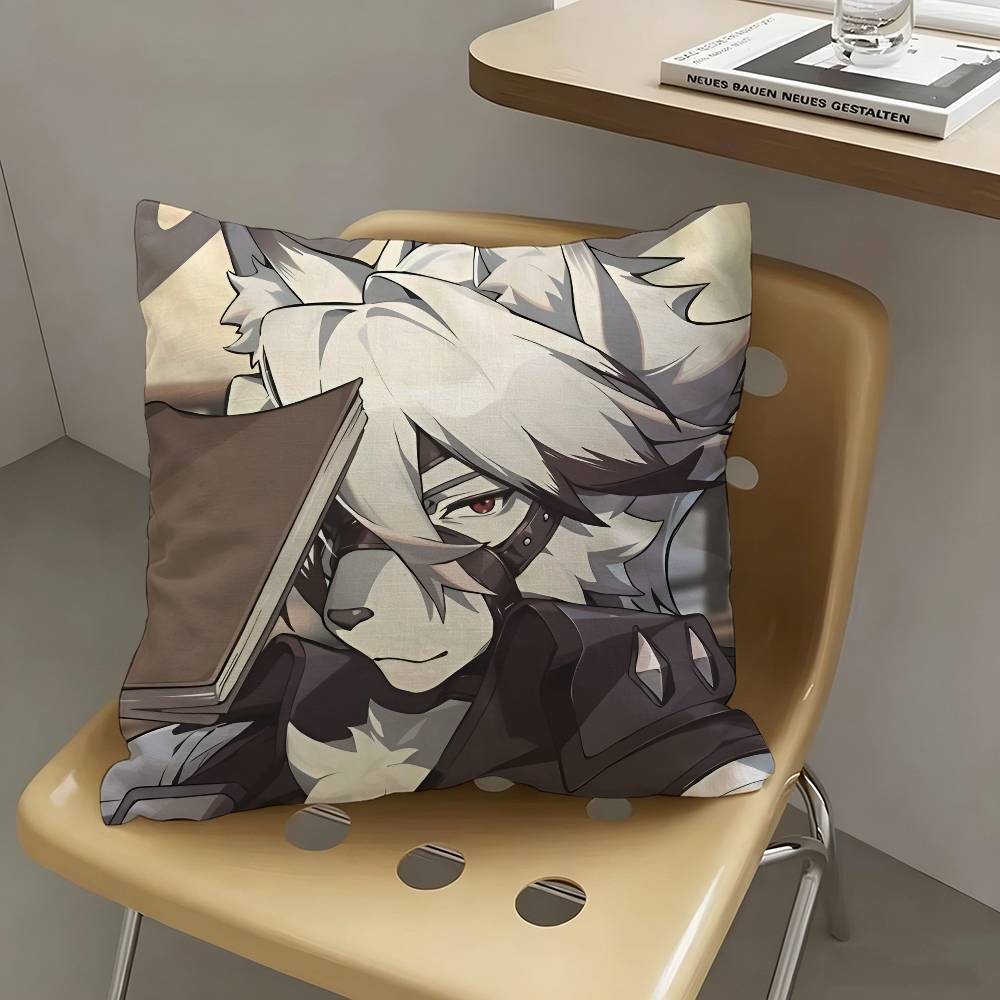 1pc Von L-ycaon Pillow Case Fashion Square Pillowcase Bedroom Sofa Room Ins Decoration Leisure