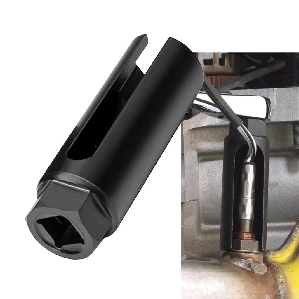 O2 Sensor Socket, O2 Oxygen Sensor, 0.9 inch (22 mm), Insertion Angle 0.3 inch