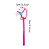 Inflatable Stick Horse, Horse Riding Stick ,Lovely Horse Head Stick ,Balloon Blowing Up Stick Toy, for Cowboy Party