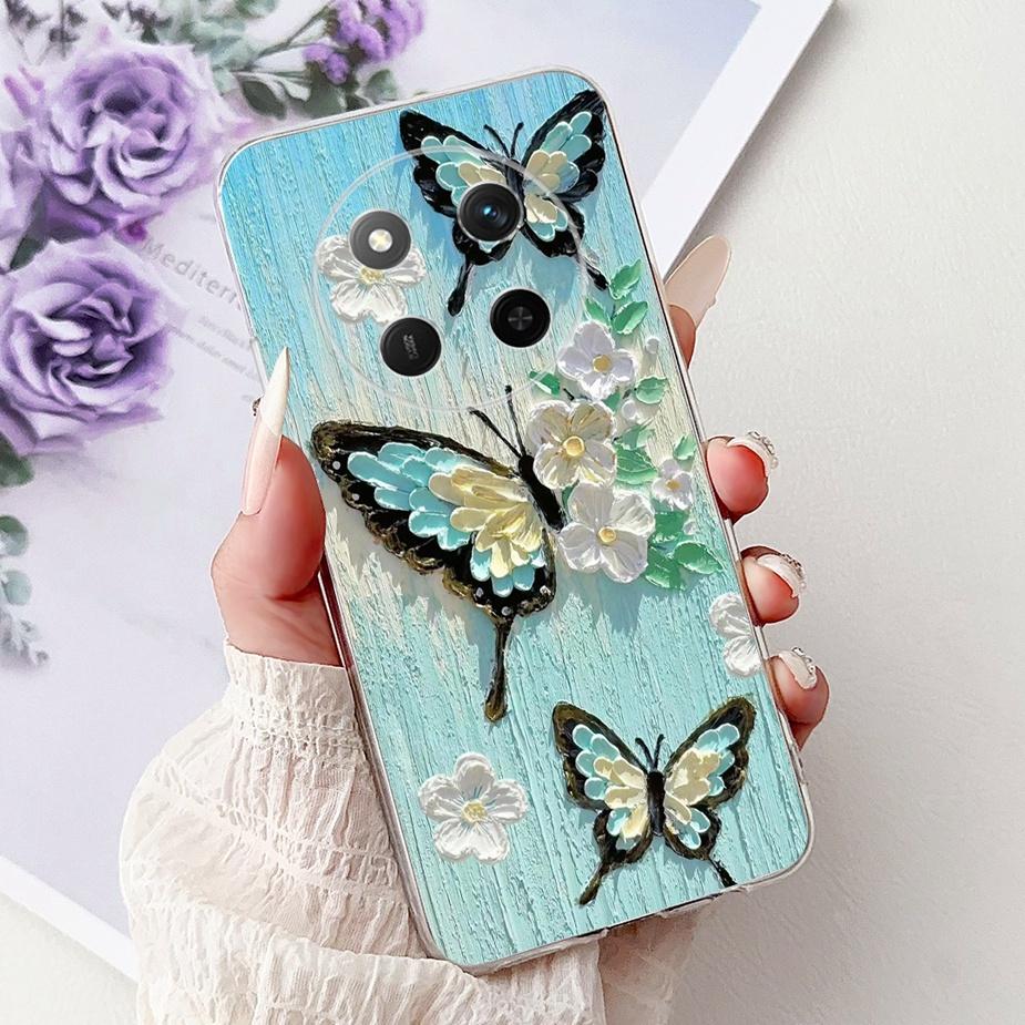 For Honor Magic 7 Lite Case BRP-NX1 2025 New Luxury Painted Cover Clear Silicone Soft Slim Phone Case For Honor Magic7 Lite Bags