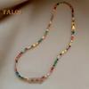 Retro Style Necklace Bracelet Colorful Cubic Zirconia Choker Necklace Women Bracelet Wedding Party Formal Jewelry