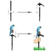 LED Parrot Lamp Lawn Light Energy-Saving Auto On/Off Outdoor Waterproof Solar Powered Garden Landscape Lamp