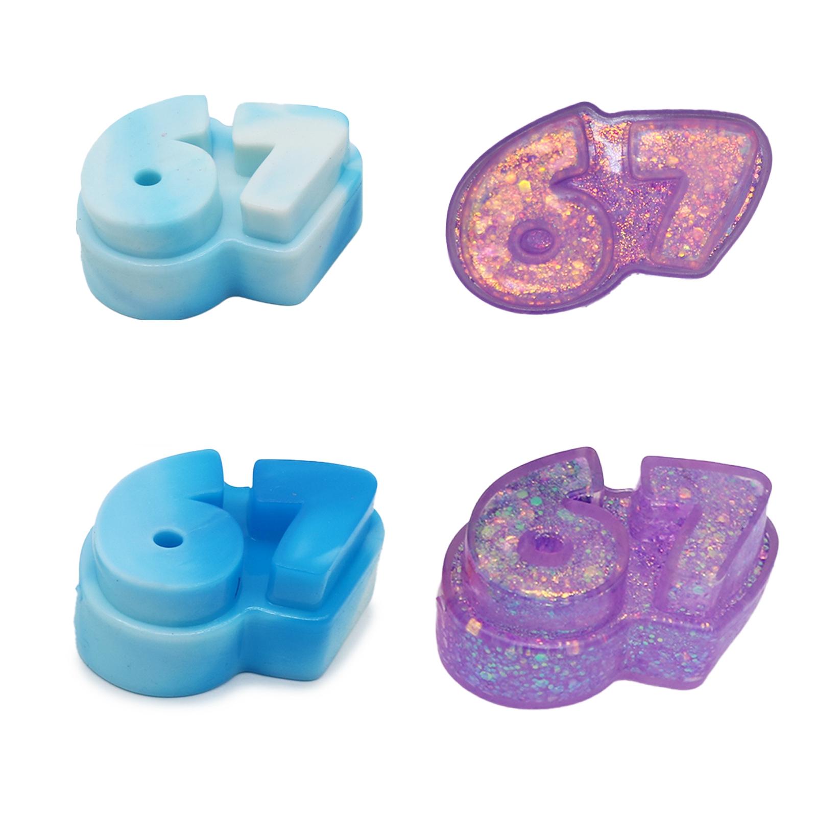 Bai Fen Bai Toys Toys Toys Squishy Six Seven Maltose Sensory Fidget Soft Slow Rebound Squeeze Number 67 Series Squeeze Toy Decompression Toy