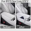 Heightening Armrest Box Protective Cover for BYD Sea Lion 05 EV - Protective Pad with Storage Bag, Car Interior Supply