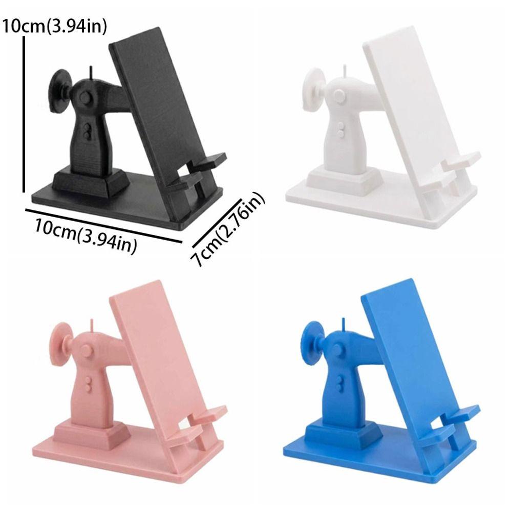 Vintage Nähmaschine Telefonständer 3D-gedruckte Schreibtischdekoration Handyhalter Nähliebhaber Geschenke