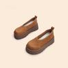 2025 Spring New Women's Shoes Comfortable Casual Shoes Shallow Platform Women's Shoes Height Increase Loafers
