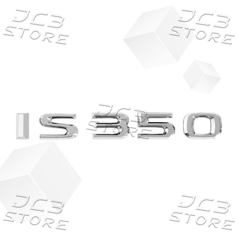 1Pcs 3D Chrome Metal Car AWD Letter Logo Fender side Rear Bumper Trunk Emblem Sticker For Lexus IS200 IS250 IS300 IS350 Decor