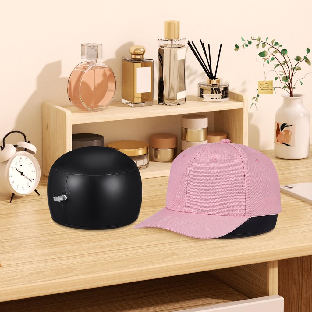 2Pcs Inflatable Hat Stand Cap Holder Organizer Tabletop Hat Display Baseball Caps Storage PVC Plastic Rack Caps Organizer