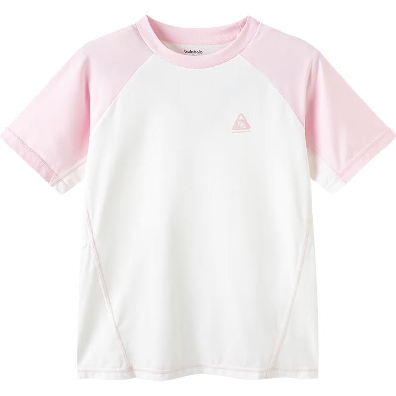 Balabala Kids Quick-Dry Colorblock Short Sleeve T-Shirt