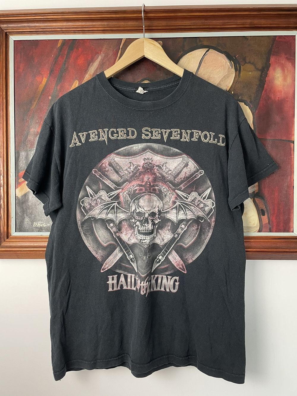 Avenged Sevenfold “Hail To the King” Tour Band Unisex Tshirt Reprint KH6238 XL