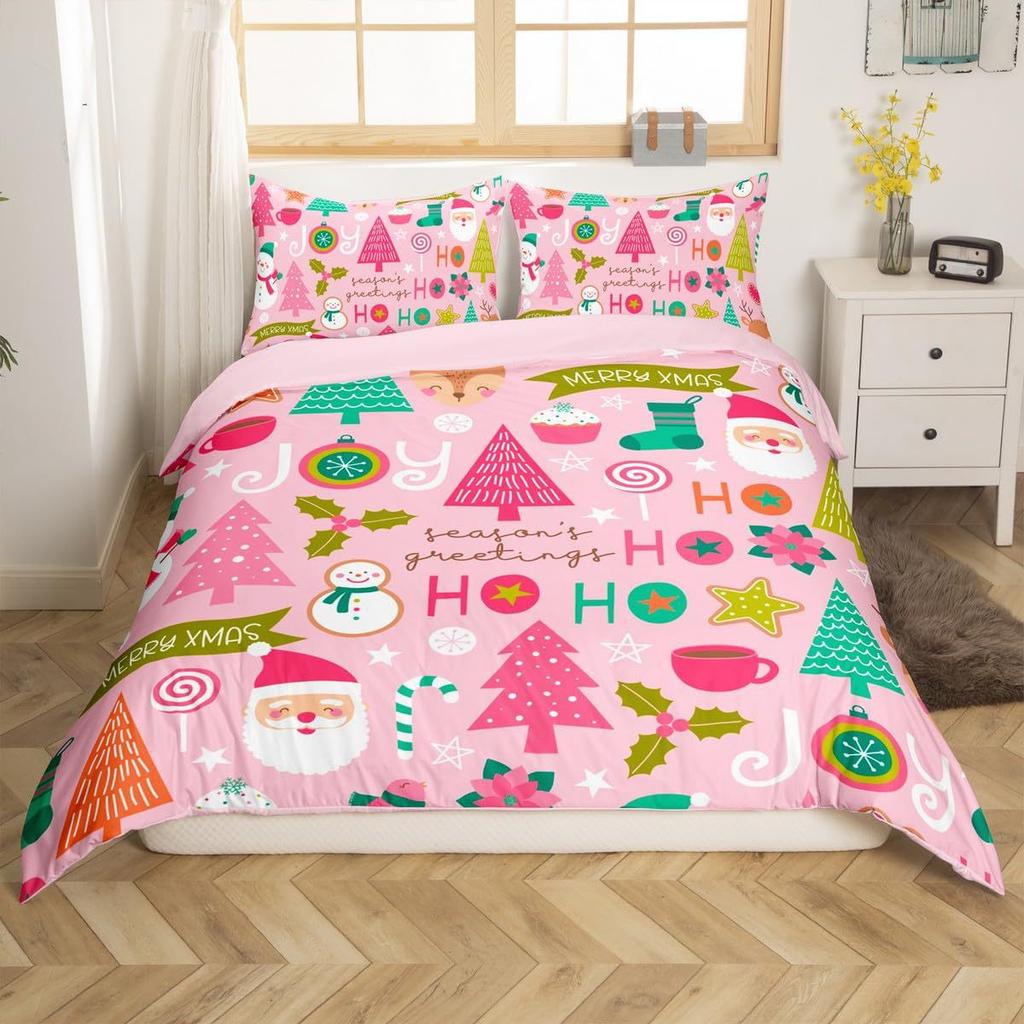 Fresh Little Deer Down Comforter Set Bedding Set 3-piece Duvet Cover Set