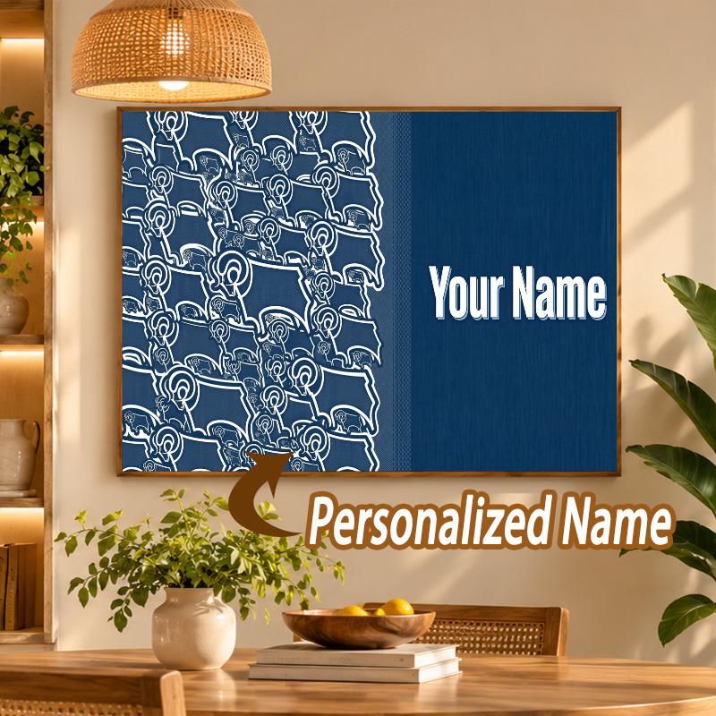 Custom Name Derby County 5D Diamond Painting Personalized Full Drill Diamond Art Kit Gift