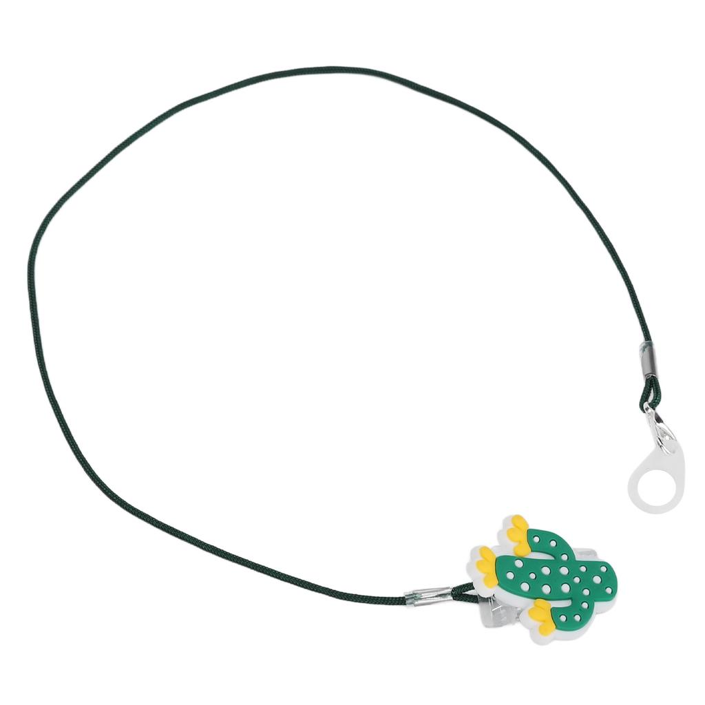 Hearing Aid Lanyard Elderly Children Lovely Cactus Pattern BTE Hearing Aid Clip Holder for Outdoor