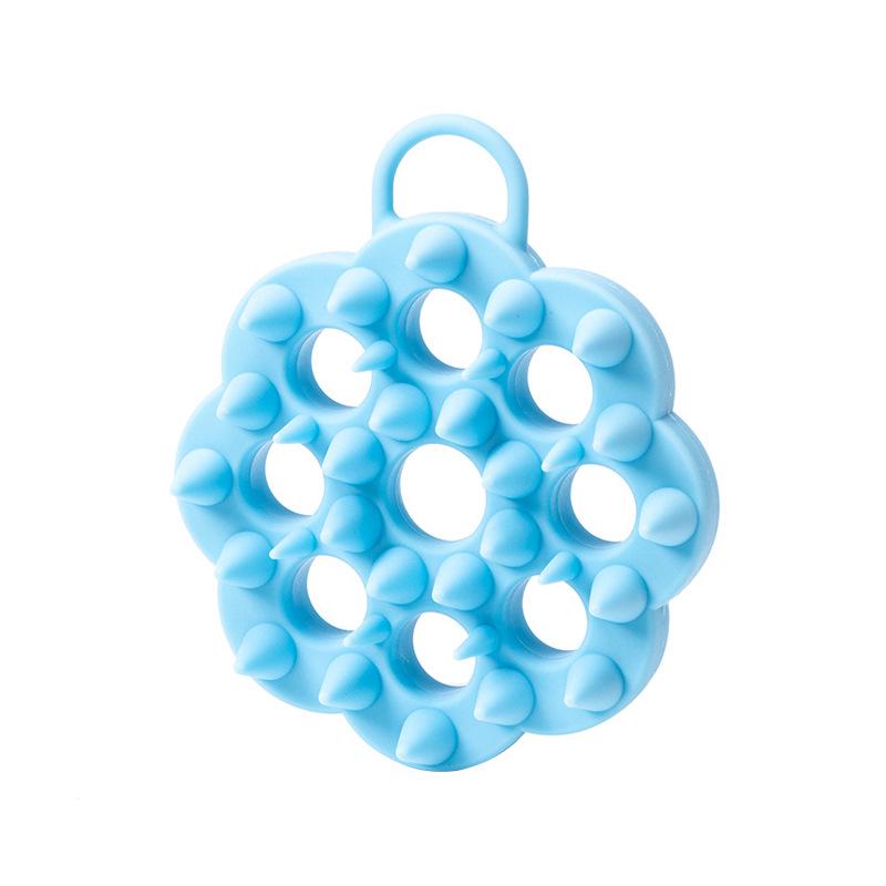 Silicone Pet Bath & Massage Brush: Cat & Dog Shower Scrubber