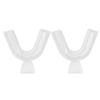 20-2pcs Soft Silicone Tooth Orthodontic Braces Set Mouth Guard Protector Dental Teeth Whitening Trays Retainer Oral Hygiene Care