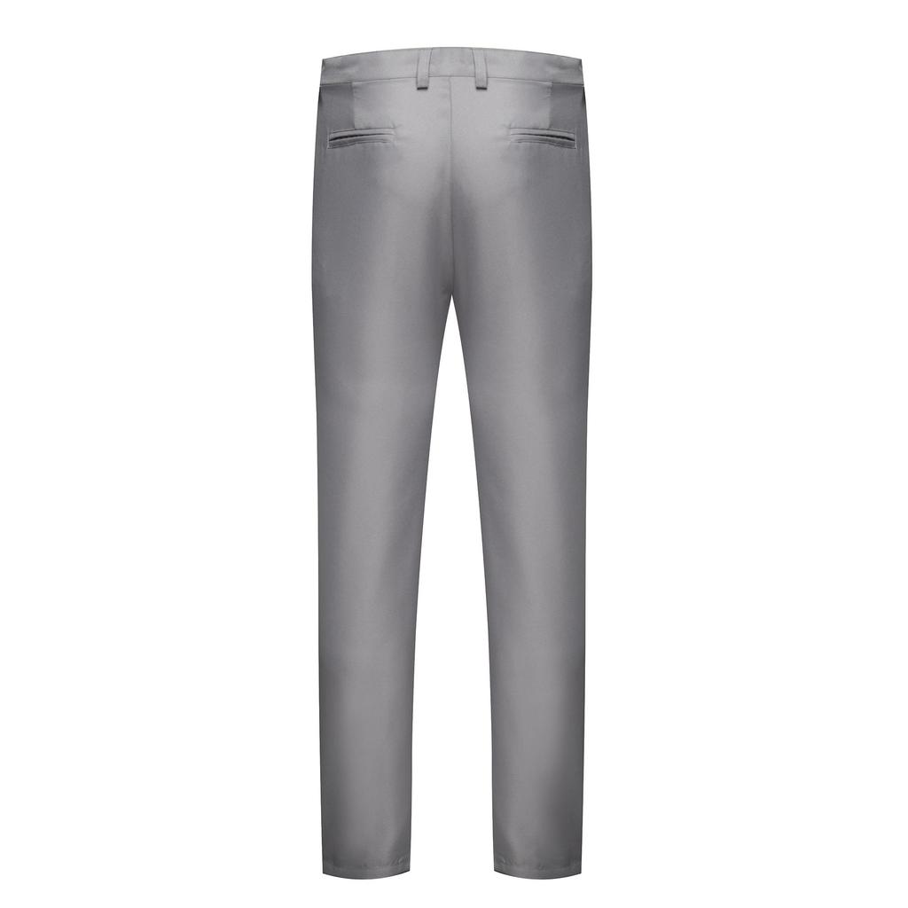 Men's Slim Straight Korean Fashion Business Casual Trousers - Solid Color