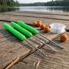 2 Sets 3 in 1 Baiting Needle Tool Lightweight Fishing Bait Needle  for Baiting