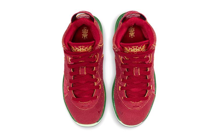 Nike Lebron 8 'Empire Jade' Purple Forbidden, James Mid Top Vintage Basketball Shoes Black Red DH3238-600