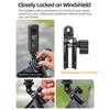 Motorcycle Windshield Clip Aluminum Alloy Motorcycle Windshield Clamp Bike Windshield Camera Clip for GoPro GO3S/DJI Action 4