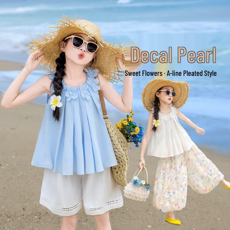 Girls  Summer Sling Vest Dress 120