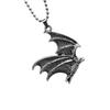 Gothic Bat Pendant Necklace Elegant Alloy Jewelry Unique Gothic Bat Necklace For Unique Style And Special Occasions