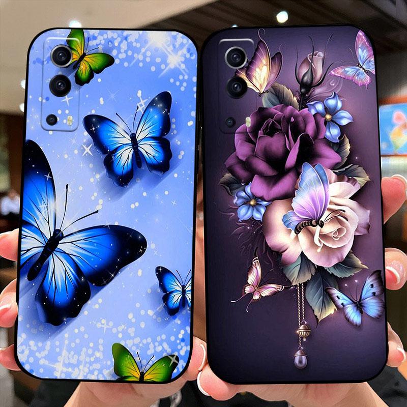 Hülle Für VIVO Y72 5G Bumper V2041 Geometrisches Muster Silikon TPU Matt Handyhülle Für Vivo Y52 5G V2053 Coque Capa Y72t Fundas