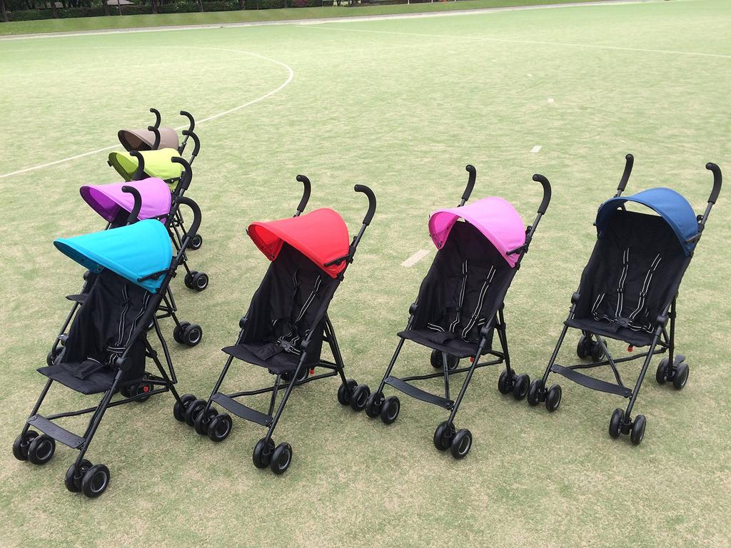 Endo COOL KIDS CK Buggy BK Series Black X Pink Lightweight Aluminum Baby Buggy