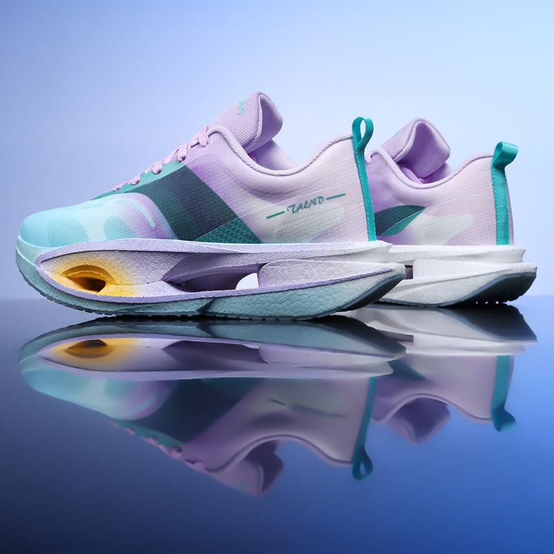 

2025 spring new ultra-light and breathable professional marathon real explosion + carbon board sports running shoes for men and women 44