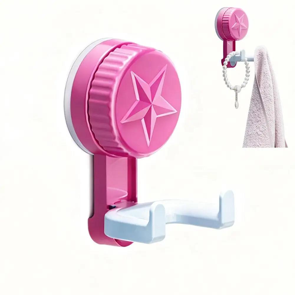 

Double Ended Suction Cup Hook Punch Free Strong Bearing Shower Space-Saving Capacity Hang Holder Hooks Household P1B8