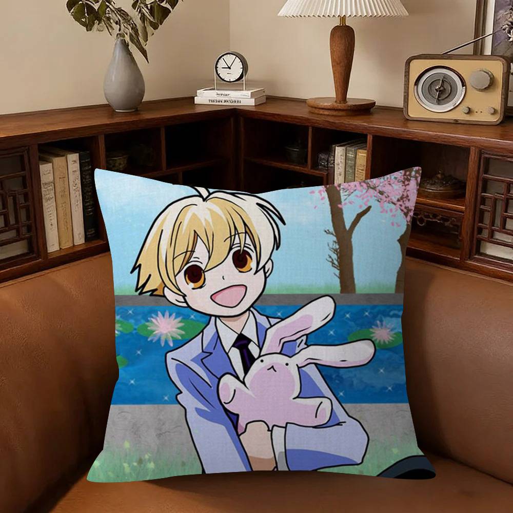 Ouran High School HHost Club Pillow Gift Home Office Decoration Bedroom Sofa Car Cushion Cover case x