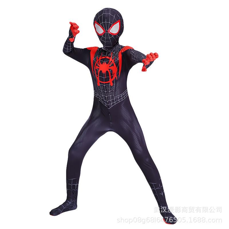 Halloween Spider-Man Tights Miles onesie superhero expedition costume cosplay