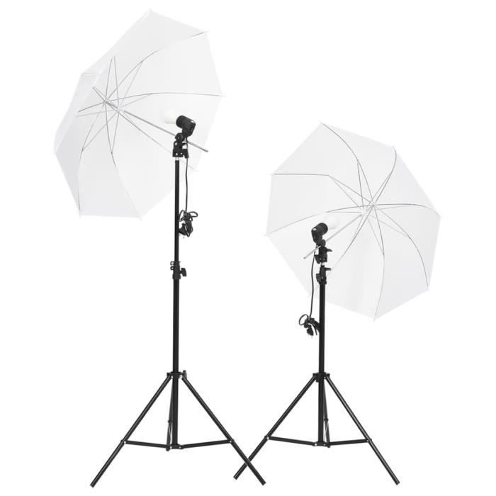 VidaXL Photo Studio Kit, with Lighting and Backdrop