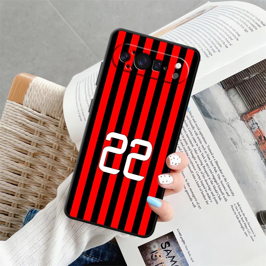 FootBall SuperStar Number Phone Case for Google Pixel 6 7 8 Pro 8a 7a 6a 10 9 Pro XL 9a Soft Shell