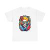 Skull Music Lover Tee Shirt, Urban Graphic Tee, Unisex Streetwear, Hipster Tee,