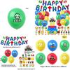 Super Mario Happy Birthday Party Decor Supplies Banner Balloon Cake Topper