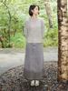 AYIHOLIC CASHMERE Tweed Low Gauge Round Knit
