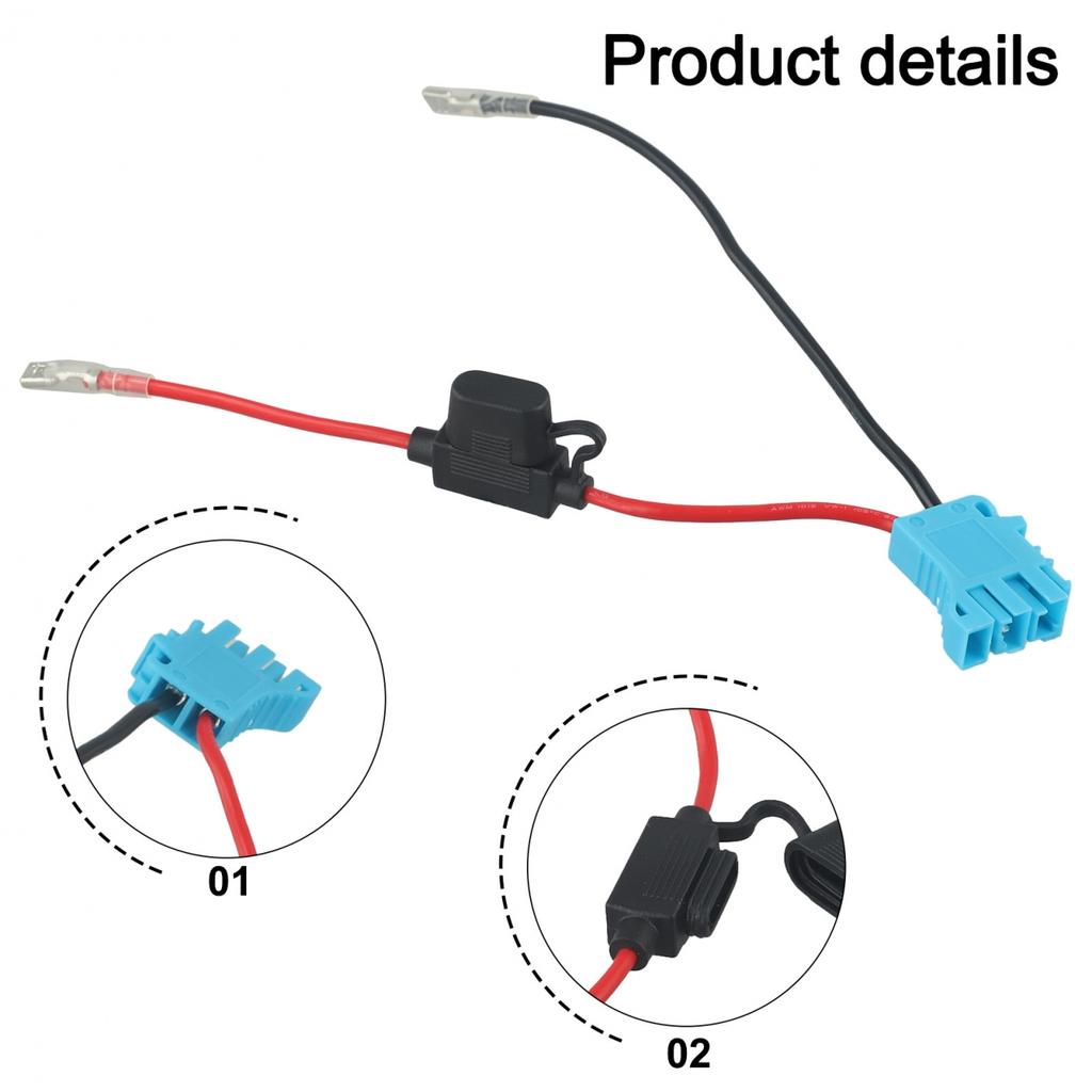 Durability 12 AWG Wire Harness 12V Battery-powered For 12V SLA Batteries