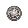 25x2mm Black Rubber Wheel Toy Car Axle Set for Model Assembly