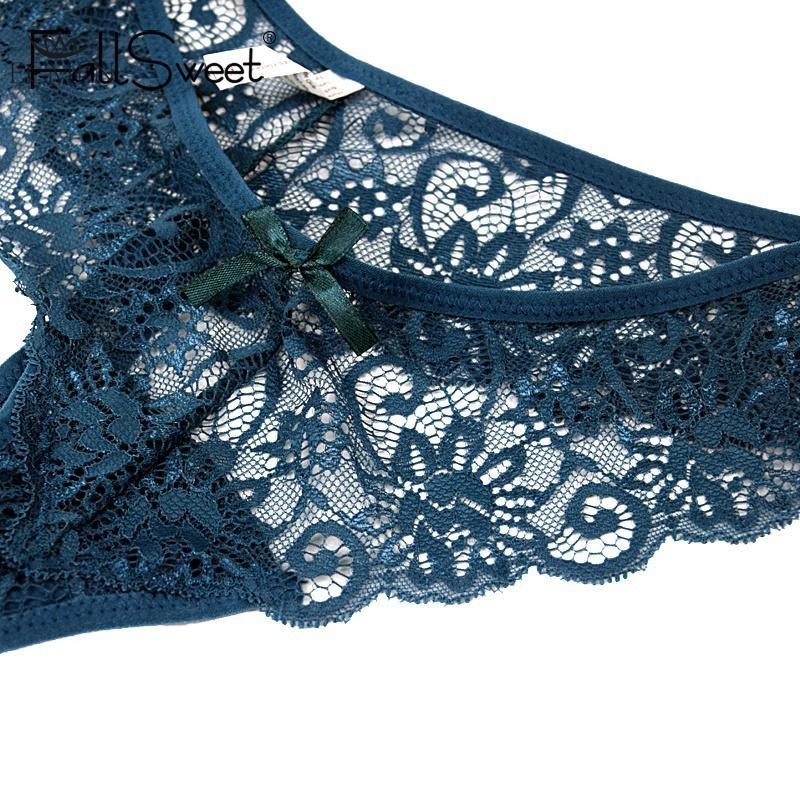 Women Low Waist Floral Briefs Solid Color Panties Women's Ladies Lingerie Underpants Thong